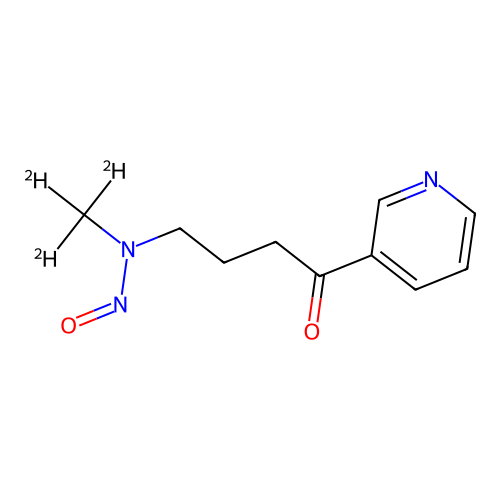 1-Butanone, 4-((methyl-d3)nitrosoamino)-1-(3-pyridinyl)- structure
