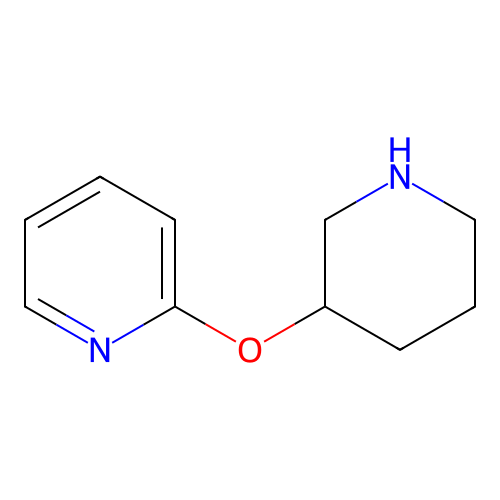 2-(Piperidin-3-yloxy)pyridine structure