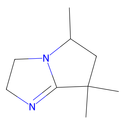 5,7,7-Trimethyl-2,3,5,6-tetrahydropyrrolo[1,2-a]imidazole structure