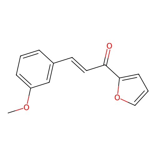 (2E)-1-(Furan-2-yl)-3-(3-methoxyphenyl)prop-2-en-1-one structure