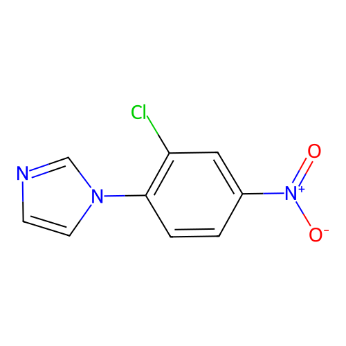 1-(2-chloro-4-nitrophenyl)-1H-imidazole structure
