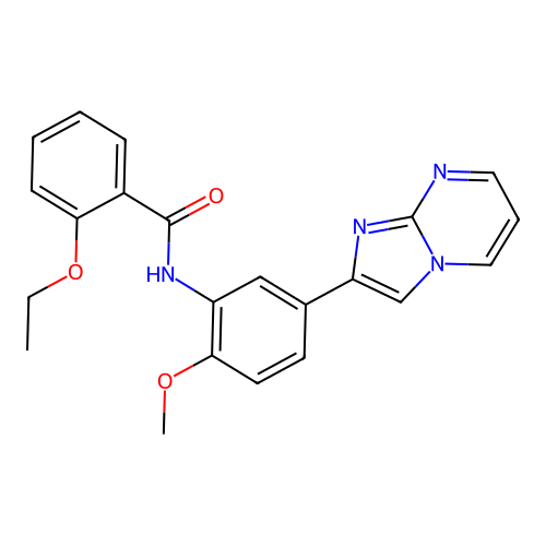 2-ethoxy-N-(5-(imidazo[1,2-a]pyrimidin-2-yl)-2-methoxyphenyl)benzamide structure