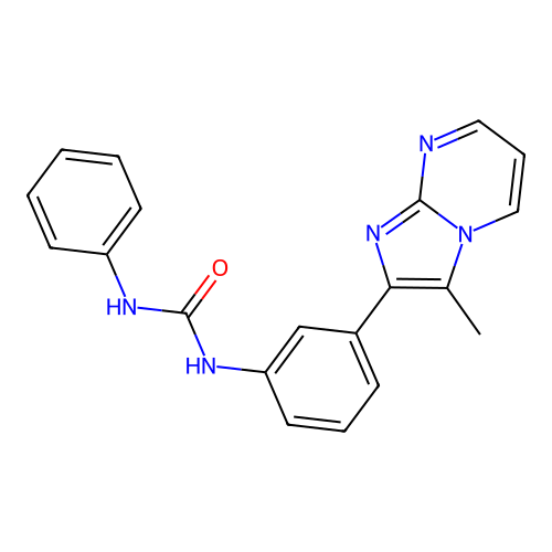 1-(3-(3-Methylimidazo[1,2-a]pyrimidin-2-yl)phenyl)-3-phenylurea structure