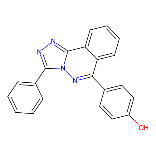 4-(3-Phenyl[1,2,4]triazolo[3,4-a]phthalazin-6-yl)phenol structure