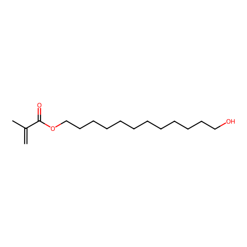 12-Hydroxydodecyl methacrylate structure