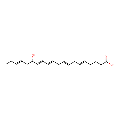 (15S)-15-hydroxyicosa-5,8,11,13,17-pentaenoic acid structure