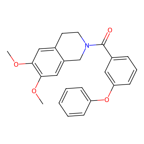 (6,7-dimethoxy-3,4-dihydroisoquinolin-2(1H)-yl)(3-phenoxyphenyl)methanone structure