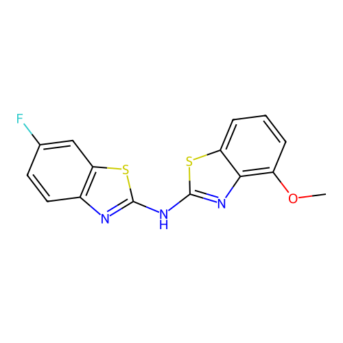6-fluoro-N-(4-methoxybenzo[d]thiazol-2-yl)benzo[d]thiazol-2-amine structure