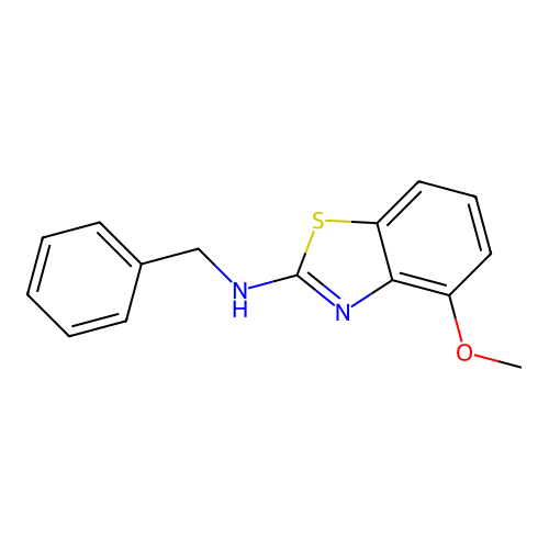 N-benzyl-4-methoxy-1,3-benzothiazol-2-amine structure