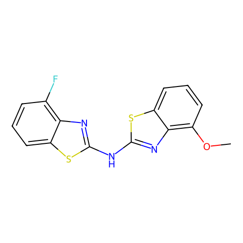 4-fluoro-N-(4-methoxybenzo[d]thiazol-2-yl)benzo[d]thiazol-2-amine structure