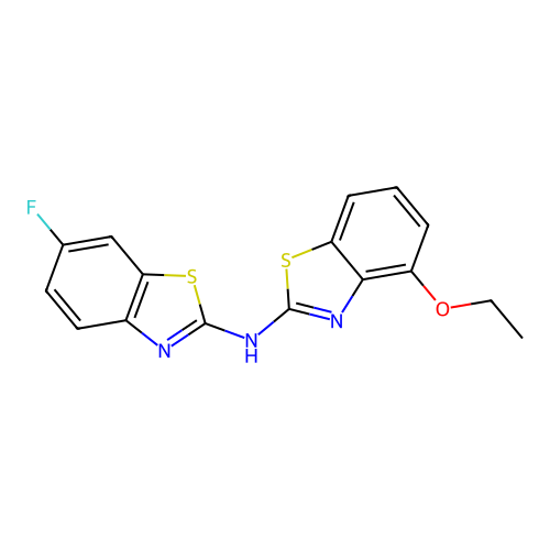 4-ethoxy-N-(6-fluorobenzo[d]thiazol-2-yl)benzo[d]thiazol-2-amine structure