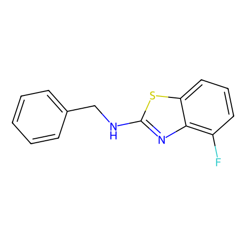 N-benzyl-4-fluorobenzo[d]thiazol-2-amine structure