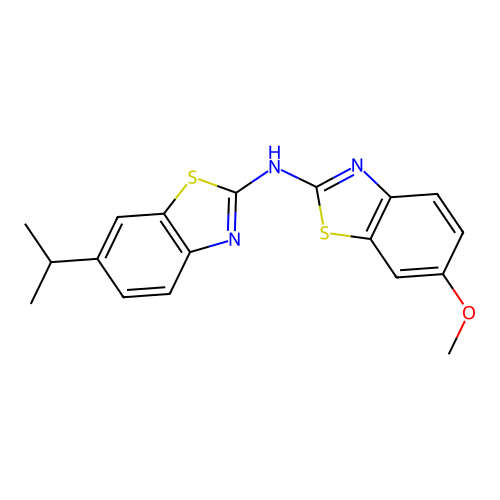 6-isopropyl-N-(6-methoxybenzo[d]thiazol-2-yl)benzo[d]thiazol-2-amine structure