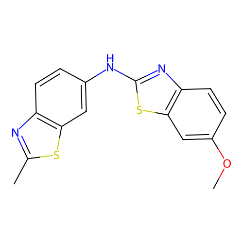 6-methoxy-N-(2-methylbenzo[d]thiazol-6-yl)benzo[d]thiazol-2-amine structure