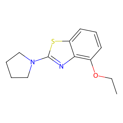 4-Ethoxy-2-(pyrrolidin-1-yl)benzo[d]thiazole structure