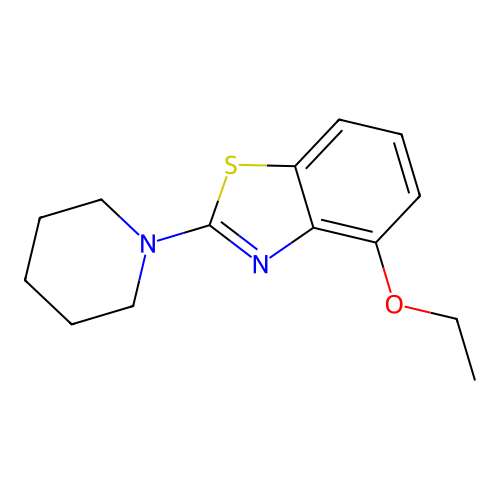 4-Ethoxy-2-piperidin-1-yl-1,3-benzothiazole structure