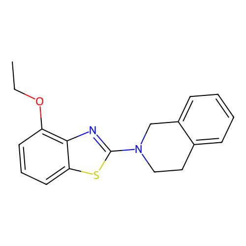 2-(3,4-dihydroisoquinolin-2(1H)-yl)-4-ethoxybenzo[d]thiazole structure