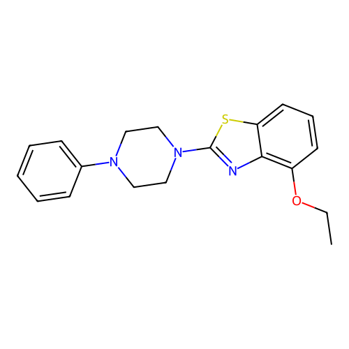 4-Ethoxy-2-(4-phenylpiperazin-1-yl)-1,3-benzothiazole structure