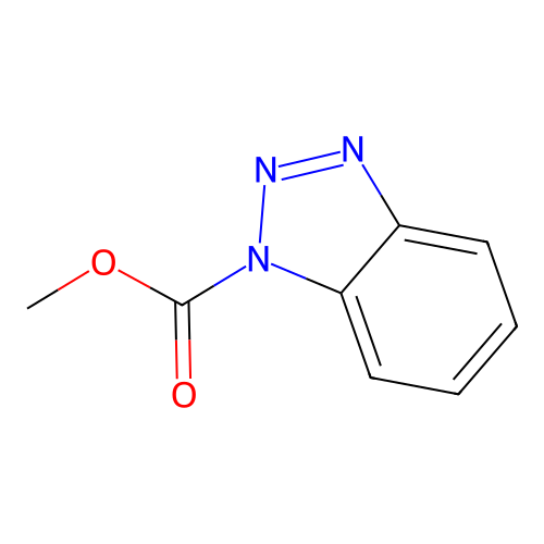 Methyl 1H-benzotriazole-1-carboxylate structure