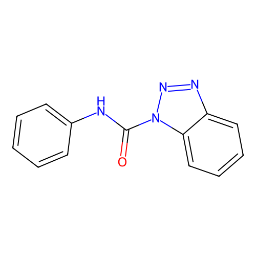 N-Phenyl-1H-1,2,3-benzotriazole-1-carboxamide structure