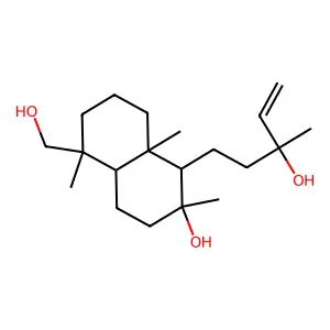 18-Hydroxysclareol structure