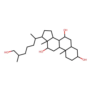 27-脱氧-5α-鲤甾醇 structure
