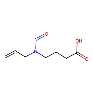 3-Carboxypropyl-(2-propenyl)nitrosamine structure