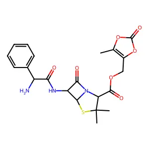 仑氨西林 structure