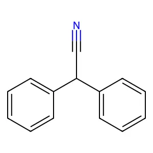 Diphenylacetonitrile structure