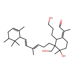 环烯醚萜醛类化合物 structure