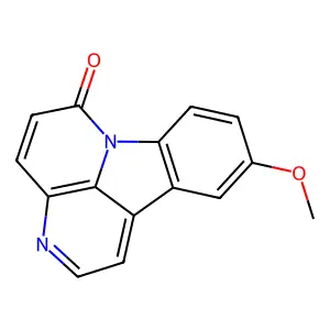 6H-Indolo(3,2,1-de)(1,5)naphthyridin-6-one, 10-methoxy- structure