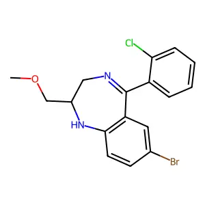 N-Desmethylmetaclazepam structure