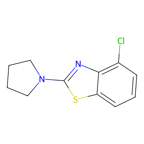4-Chloro-2-pyrrolidin-1-yl-1,3-benzothiazole structure
