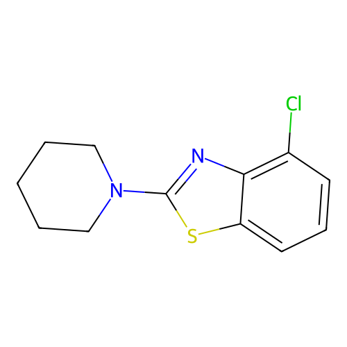 4-Chloro-2-piperidin-1-yl-1,3-benzothiazole structure