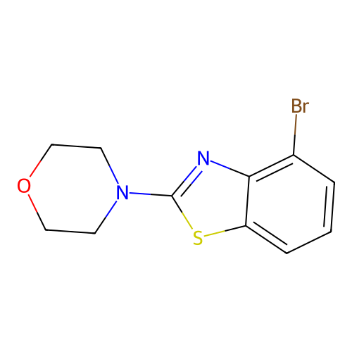 4-Bromo-2-morpholin-4-yl-1,3-benzothiazole structure