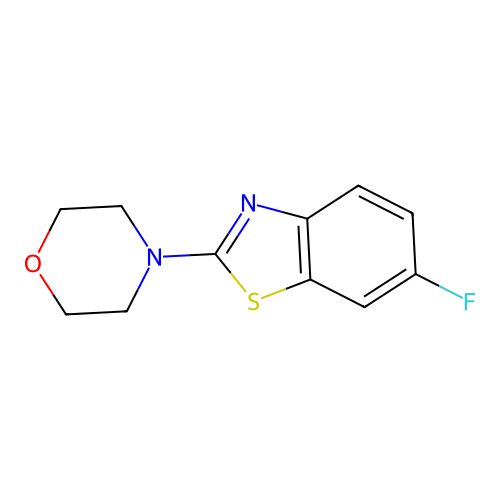4-(6-Fluorobenzo[d]thiazol-2-yl)morpholine structure