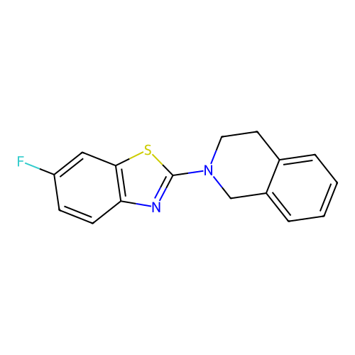 2-(3,4-dihydroisoquinolin-2(1H)-yl)-6-fluorobenzo[d]thiazole structure