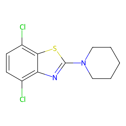 4,7-Dichloro-2-(piperidin-1-yl)benzo[d]thiazole structure
