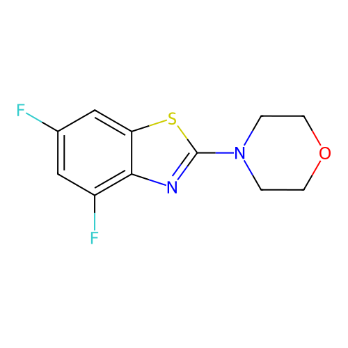 4-(4,6-Difluoro-1,3-benzothiazol-2-yl)morpholine structure