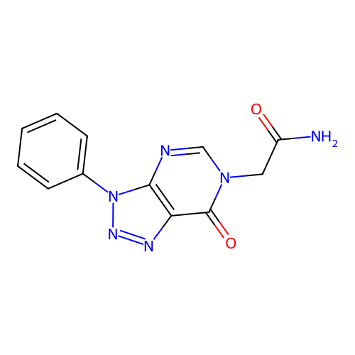 2-(7-Oxo-3-phenyltriazolo[4,5-d]pyrimidin-6-yl)acetamide structure