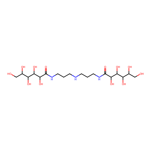 N,N-[Iminobis(trimethylene)]bis-D-gluconamide structure