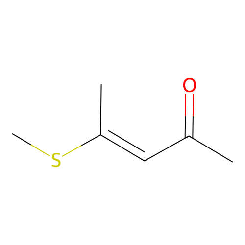 4-Methylthio-3-penten-2-one structure