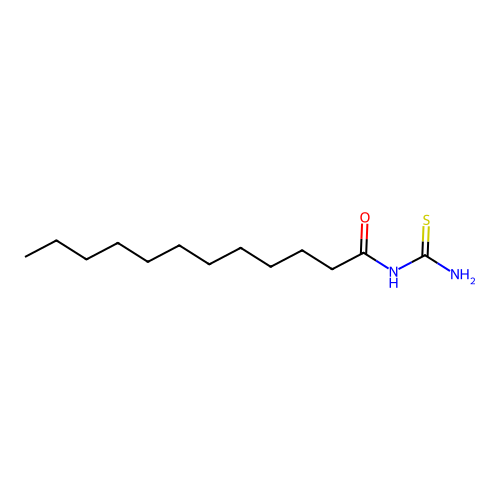 1-Dodecanoyl-2-thiourea structure