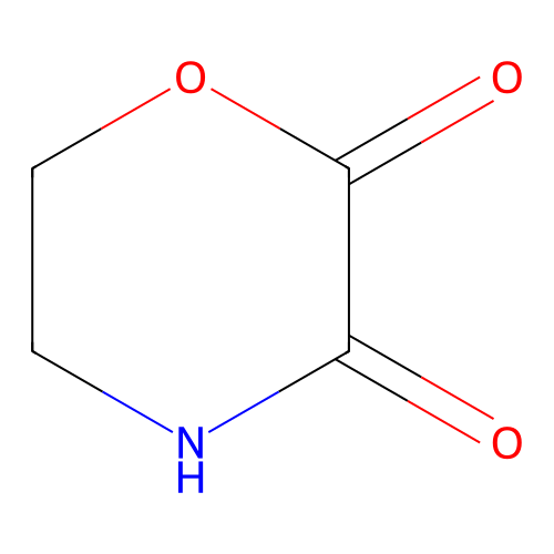 Morpholine-2,3-dione structure