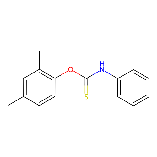 O-(2,4-dimethylphenyl) phenylthiocarbamate structure