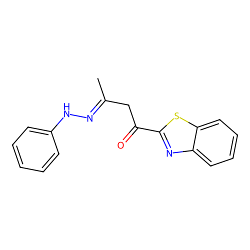 1-(1,3-Benzothiazol-2-yl)-3-(phenylhydrazinylidene)butan-1-one structure