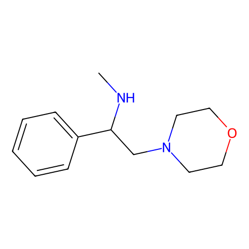 (2-Morpholin-4-YL-1-phenylethyl)methylamine structure
