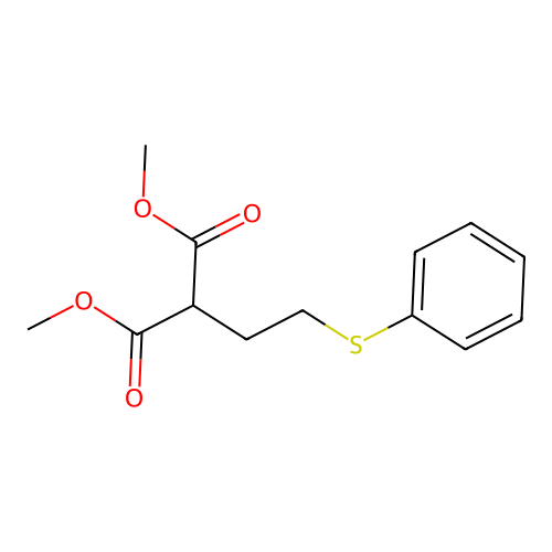 Dimethyl (2-(phenylthio)ethyl)malonate structure