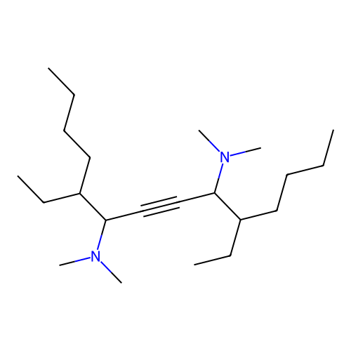 5,10-diethyl-6-N,6-N,9-N,9-N-tetramethyltetradec-7-yne-6,9-diamine structure