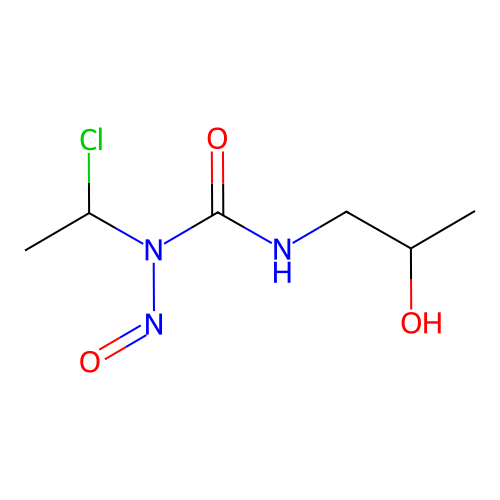 1-(1-Chloroethyl)-3-(2-hydroxypropyl)-1-nitrosourea structure